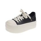 Damen Plateausneaker mit modischer Schnürung und komfortablem Innenfutter