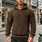 Herren bequemer Oversized Kapuzenpullover R&B