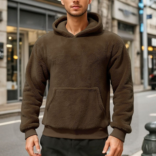 Herren bequemer Oversized Kapuzenpullover R&B