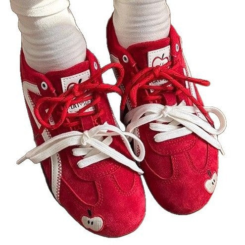 Damen Sneakers mit verspieltem Applikationsdesign und atmungsaktiver Sohle R&B