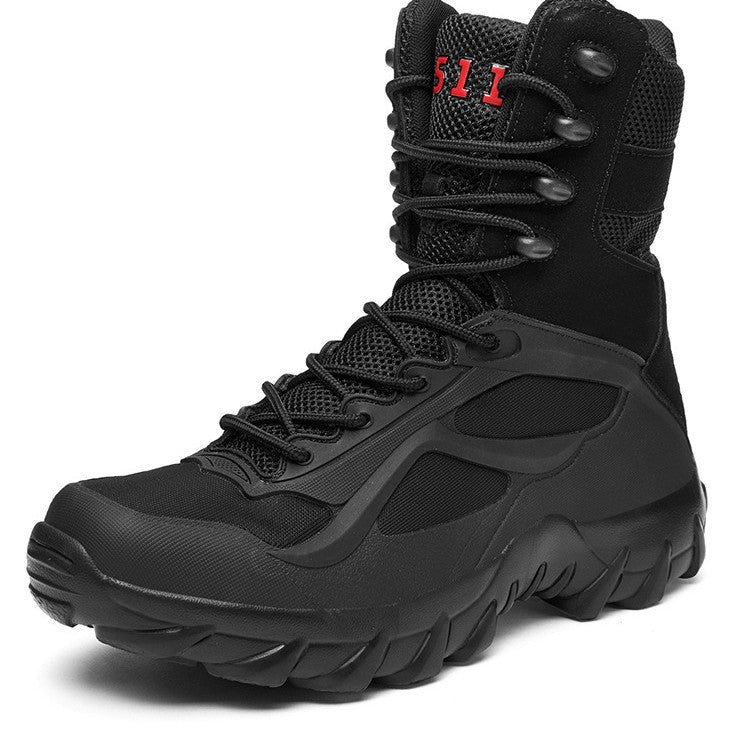 Damen Militärische Wanderschuhe mit rutschfester Profilsohle und atmungsaktivem Obermaterial