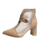 Damen elegante High Heels mit durchsichtigen Einsätzen von R&B