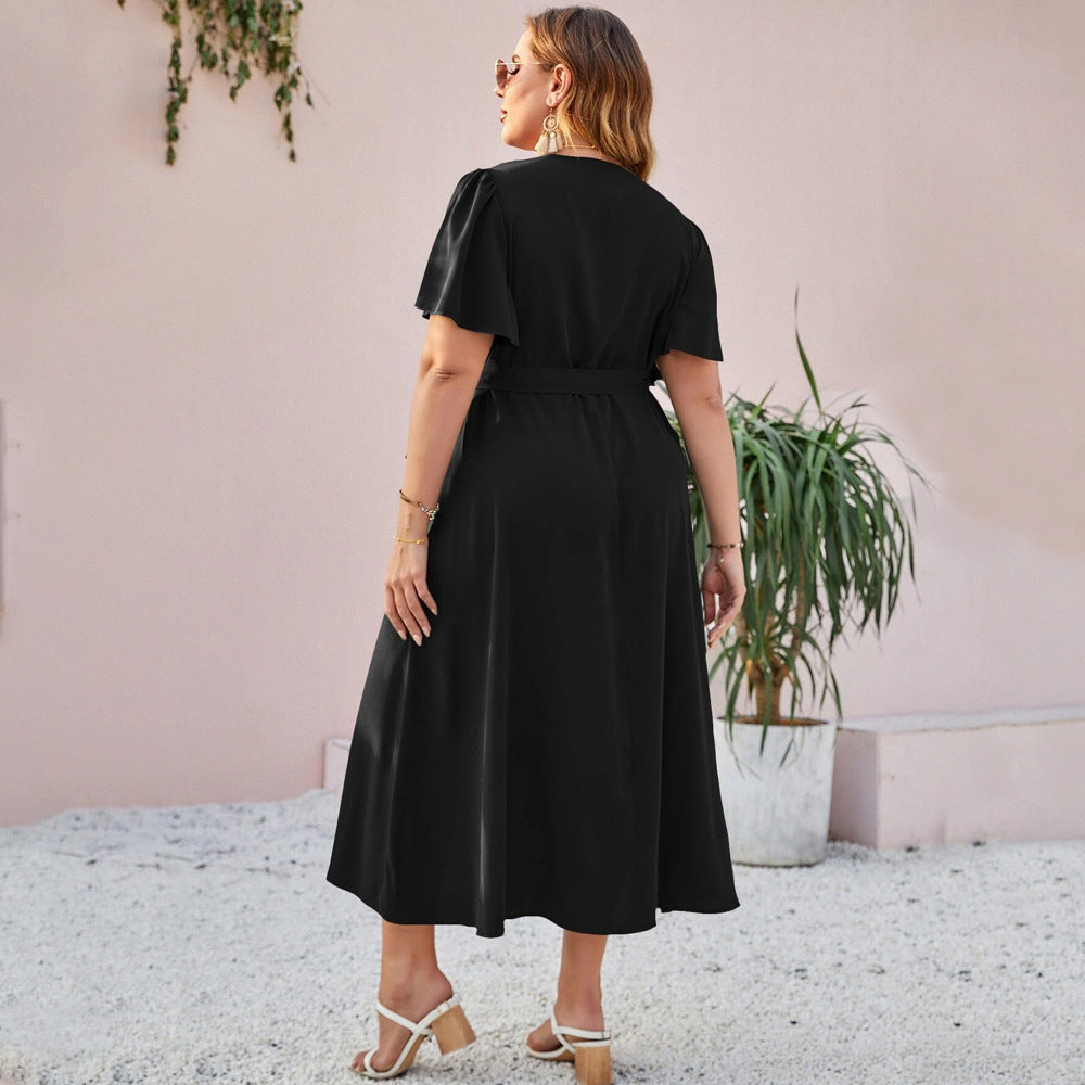 Damen Wickelmaxikleid mit eleganter Drapierung und since Silhouette R&B