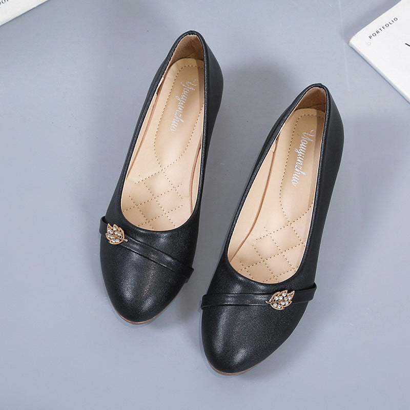 Damen Ballerinas mit eleganter Schmuckverzierung und bequemer Innensohle R&B