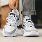Damen Freizeit Sneakers mit atmungsaktivem Mesh-Obermaterial und stoßdämpfender Sohle R&B