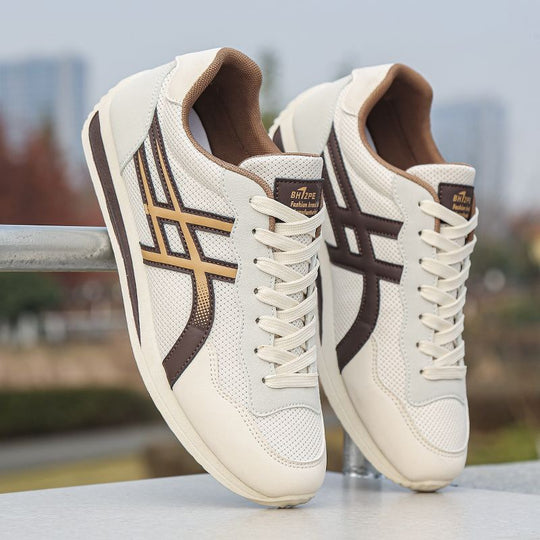 Damen Sportliche Lifestyle Sneakers mit atmungsaktiver Mesh-Oberfläche und rutschfester Sohle R&B