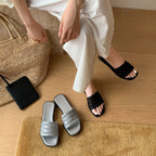 Damen Komfortable Zehentrenner-Sandalen mit modischem Riemendesign und weich gepolsterter Sohle