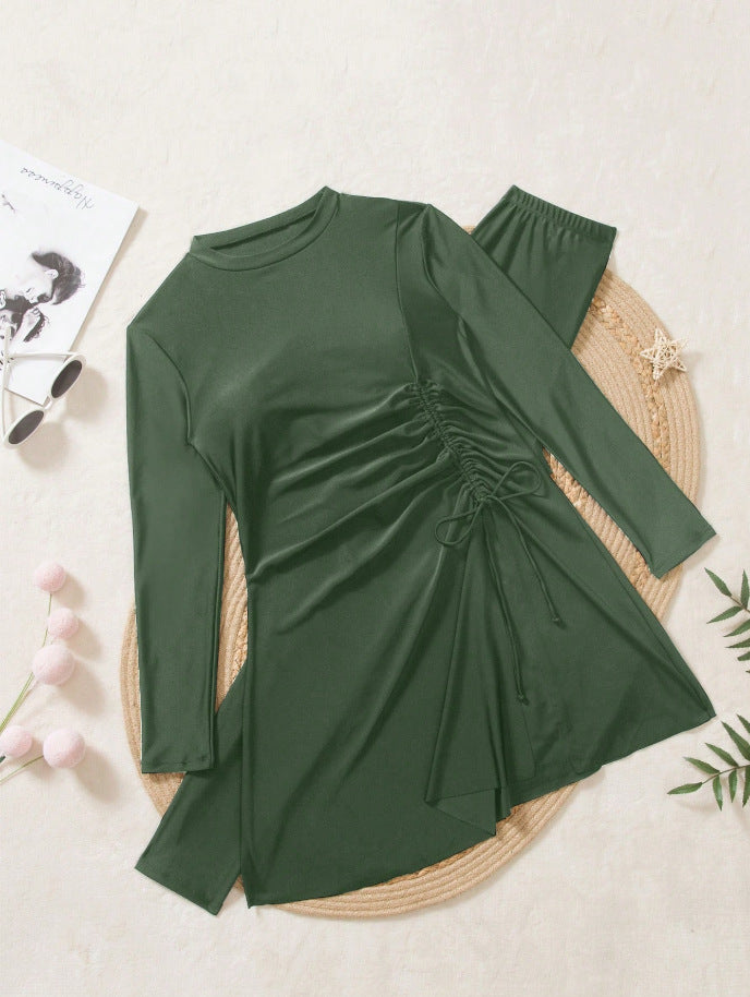 Damen Sportliches Strandoutfit mit modischem Wickel-Design R&B