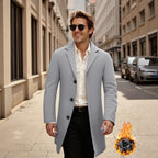 Herren eleganter und stilvoller Übercoat R&B