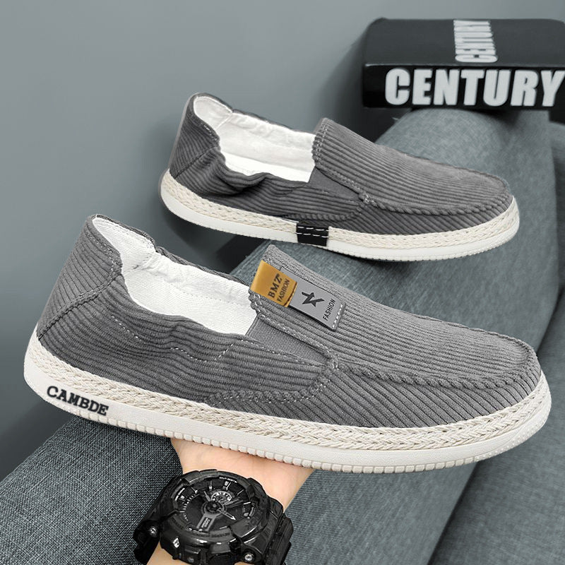 Damen Bequeme Slip-On Freizeitschuhe mit elastischem Obermaterial