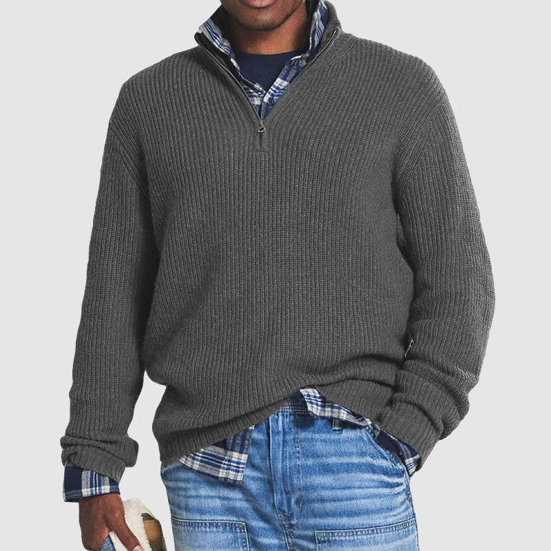 R&B | Der stilvolle Zip-Pullover für Herren