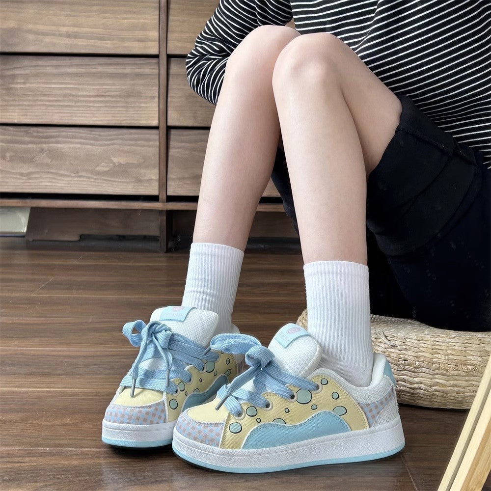 Damen Sportliche Sneakers mit verspieltem Design und atmungsaktiver Struktur