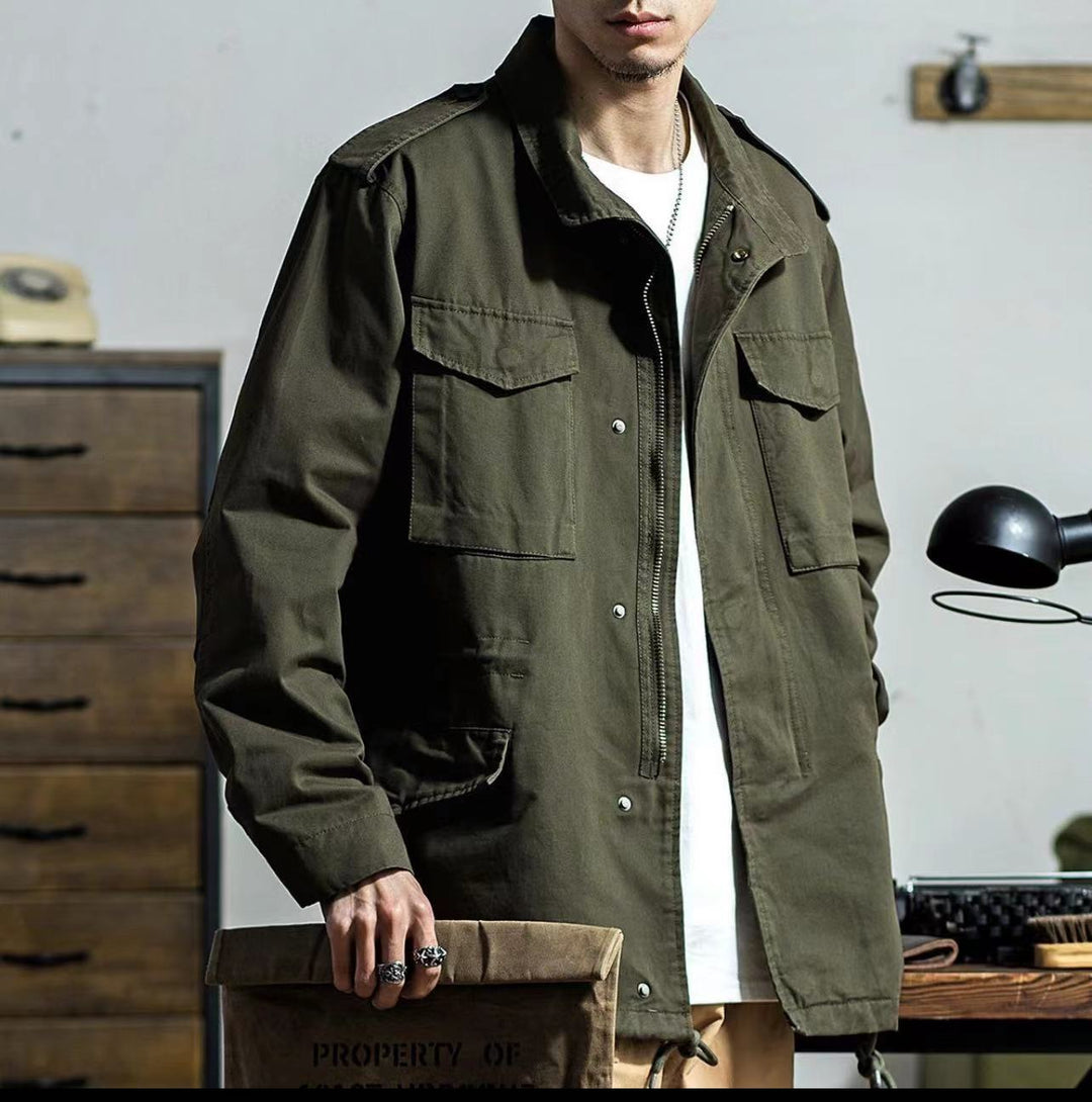 Damen Utility-Jacke im Military-Stil R&B