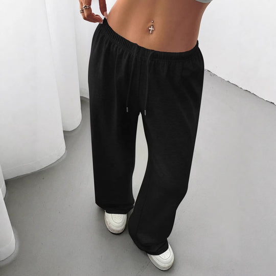 Damen Hochtaillierte Freizeithose R&B