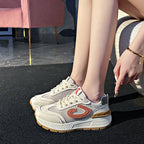 Damen Komfortable Sneakers mit atmungsaktivem Mesh-Obermaterial und dämpfender Sohle R&B