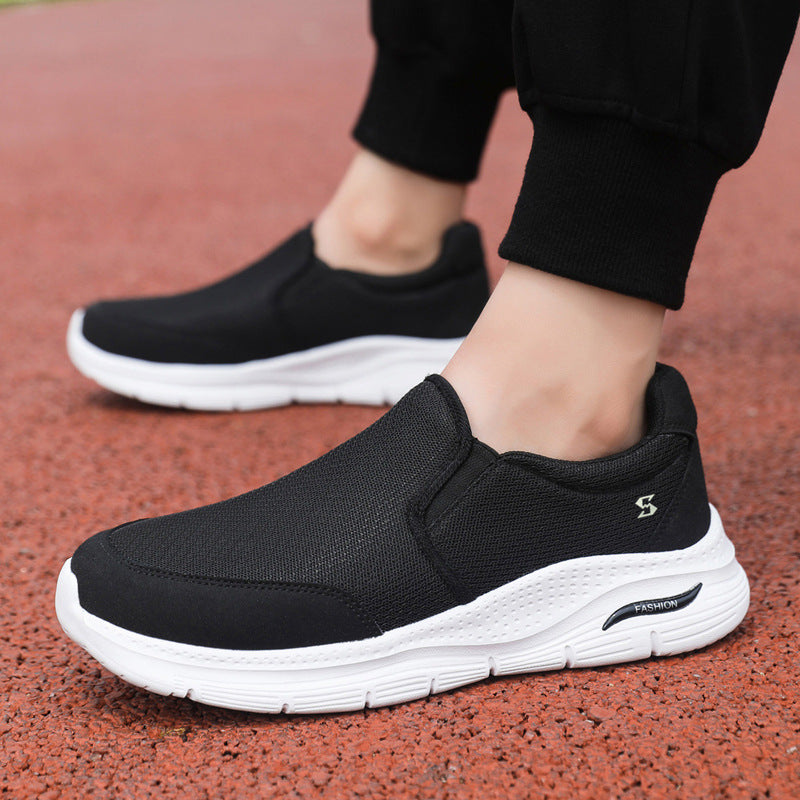 Damen Bequeme Slip-On Sneakers mit atmungsaktivem Obermaterial und dämpfender Laufsohle R&B