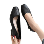 Damen Elegante Pumps mit modernem, spitzen Design und blockierten Absatz R&B