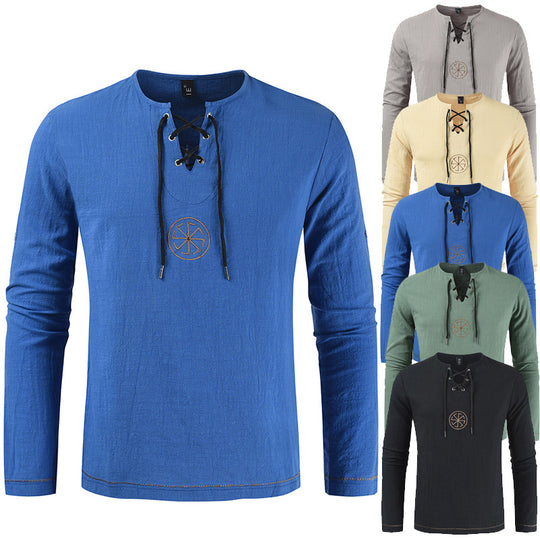 Herren tunikastil Hemd R&B