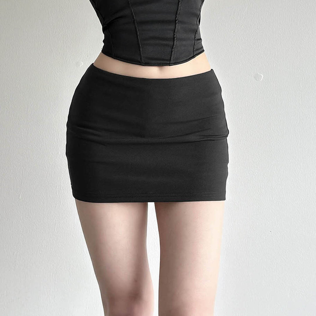 Damen Sportlicher Mini-Skirt mit elastischem Bund und funktionalem Design R&B
