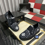Damen Modische Slip-On Sneakers mit kreativen Druckmotiven von R&B