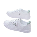 Damen Sportliche Sneakers mit seitlichem Logo und klassischem Design
