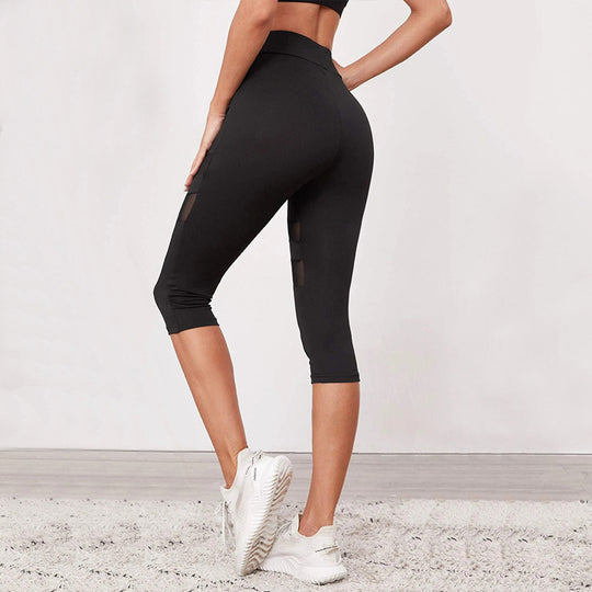 Damen Fitness-Leggings mit innovativen Mesh-Einsätzen R&B