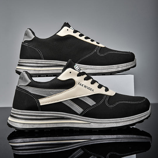 Damen Sportliche Sneaker mit atmungsaktiver Mesh-Oberfläche und gepolsterter Sohle R&B