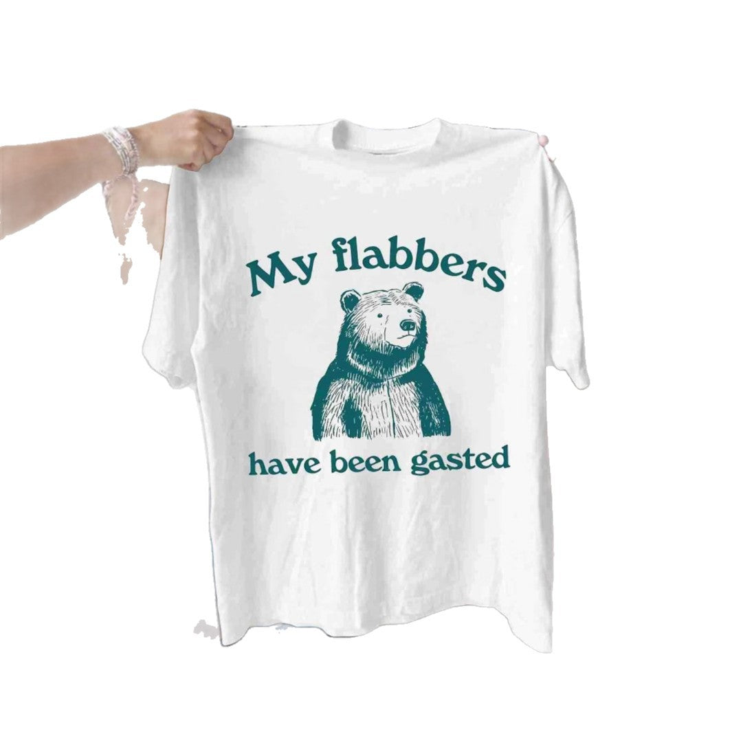 Damen T-Shirt mit humorvollem Bärenmotiv und inspirierendem Schriftzug R&B