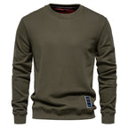 Herren Sweatshirt mit klassischem Rundhalsausschnitt