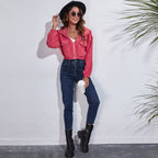 Damen Kurzjacke mit lässigem Schnitt und praktischen Brusttaschen R&B
