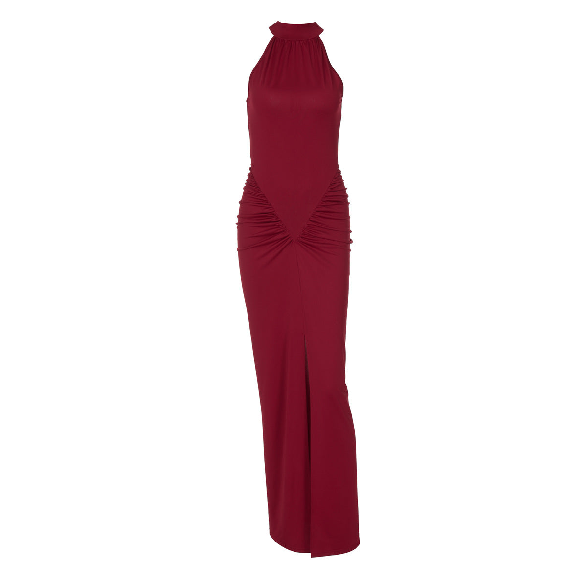 Damen Figurbetontes Maxikleid mit eleganter Drapierung R&B