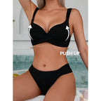 Damen Bikiniset mit elegantem Wickeldetail R&B