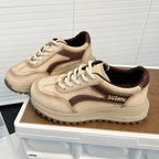 Damen Komfortable Sneakers mit robustem Sohlenprofil und atmungsaktiver Obermaterialstruktur R&B