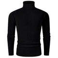 Herren eleganter Rollkragenpullover mit strukturiertem Design
