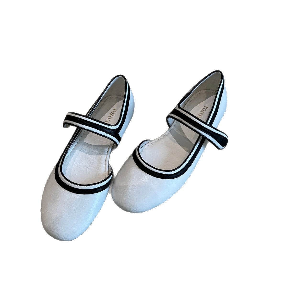 Damen Ballerinas mit modischen Riemchen R&B
