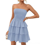 Damen Volantkleid mit hautfreundlichem Material R&B