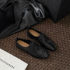 Damen Elegante Schnürschuhe mit modischem Lochmuster und hochwertigem Leder R&B