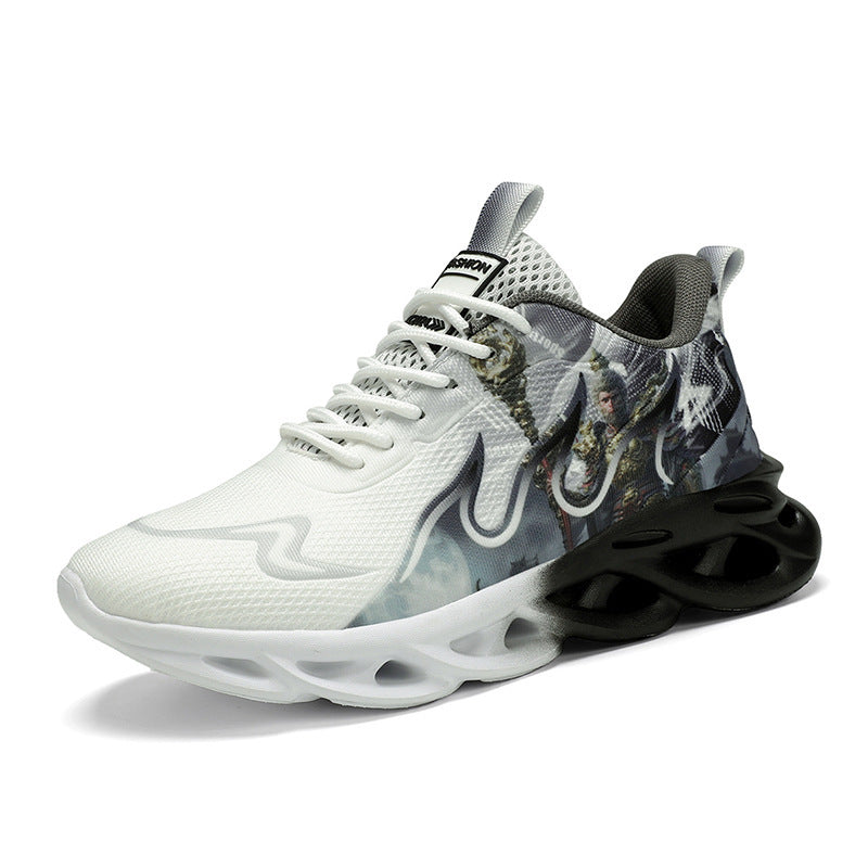 Damen Sportliche Sneakers mit innovativem Designdruck