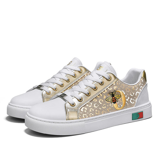 Damen modische Sneaker mit einzigartigem Musterdruck und hochwertiger Verarbeitung R&B