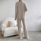 Damen gemütlicher Strickanzug R&B