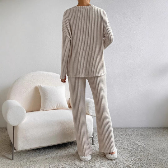 Damen gemütlicher Strickanzug R&B