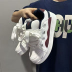 Damen Sportliche Sneakers mit atmungsaktivem Mesh-Obermaterial und robuster Gummisohle R&B