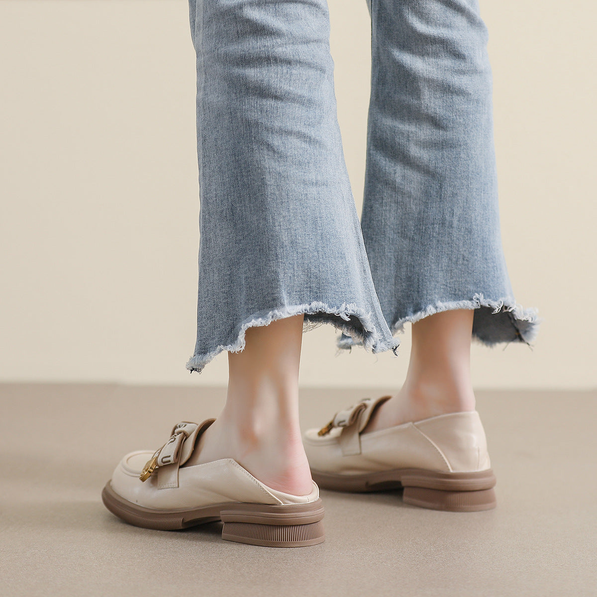 Damen Loafer mit elegantem Schleifen-Detail und bequemem Fußbett