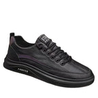 Damen Sportliche Sneaker aus hochwertigem Leder mit stoßdämpfender Sohle R&B