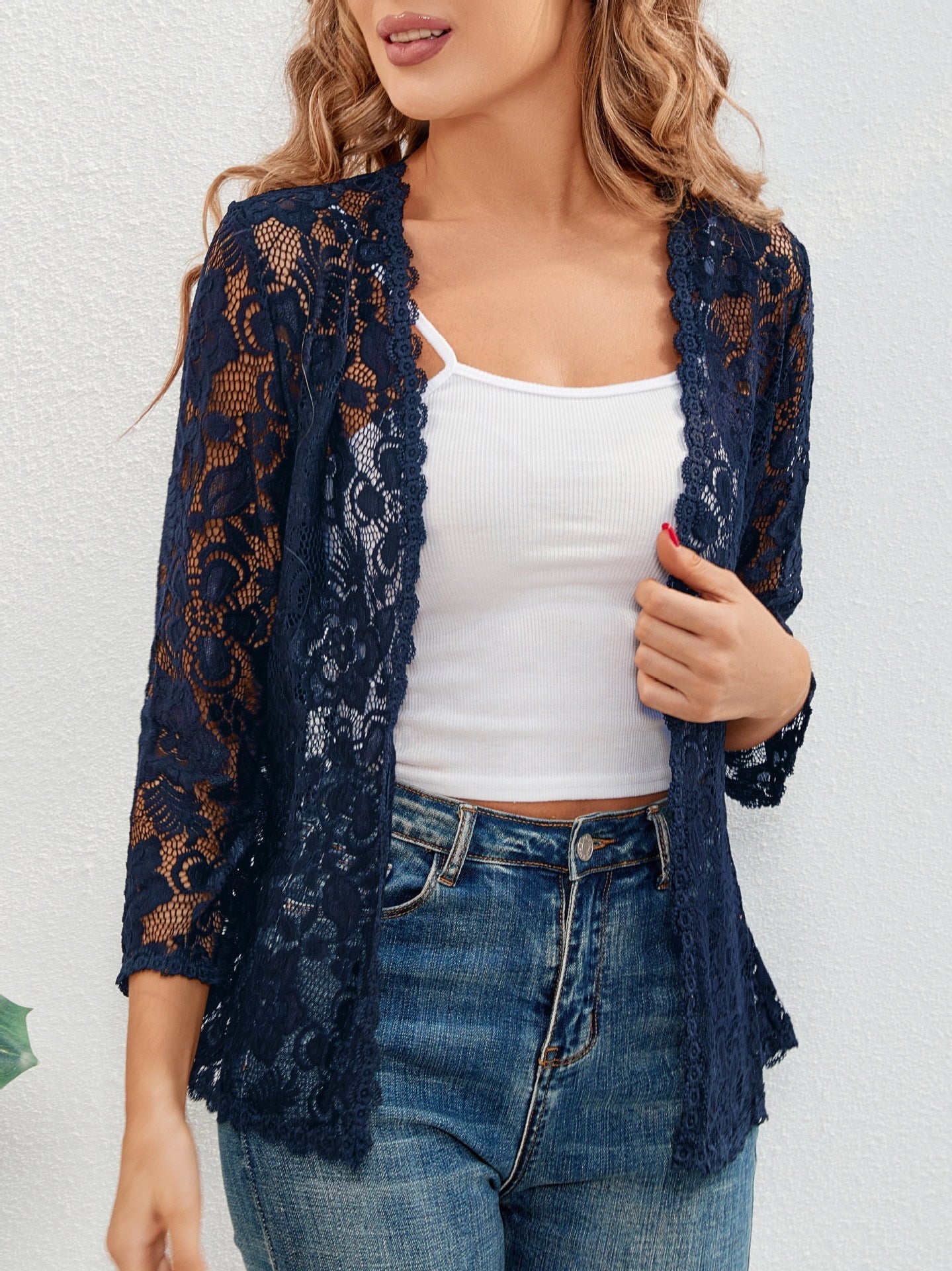 R&B | Eleganter Blazer mit Spitze