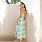 Damen Maxikleid mit verspieltem Trägerdesign und elegantem Volant R&B