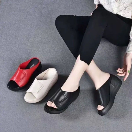 Damen nan orthopädisch inspirierte Schlupf‑Mule mit viskoelastischem Memory‑Fußbett R&B