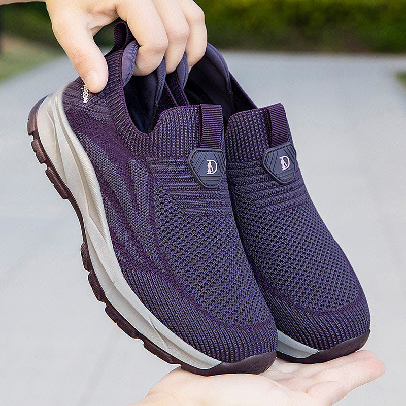 Damen Atmungsaktive Slip-On Sneakers mit flexibel dämpfender Sohle R&B