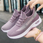 Damen Freizeitliche Sport-Sneaker mit atmungsaktivem Mesh-Obermaterial und flexibler Sohle R&B