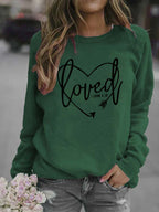Damen Sweatshirt mit inspirierendem Schriftzug und trendigem Design